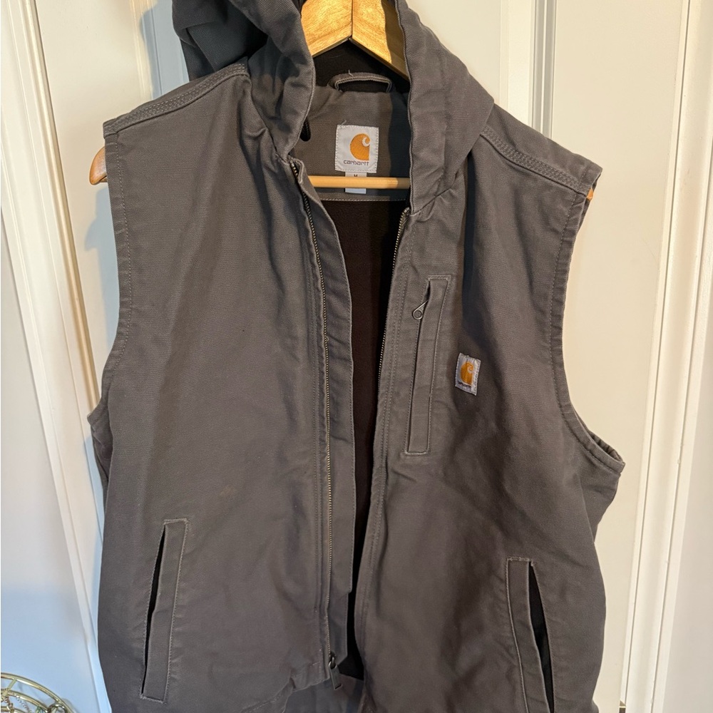 Carhartt Gray Hooded Jacket